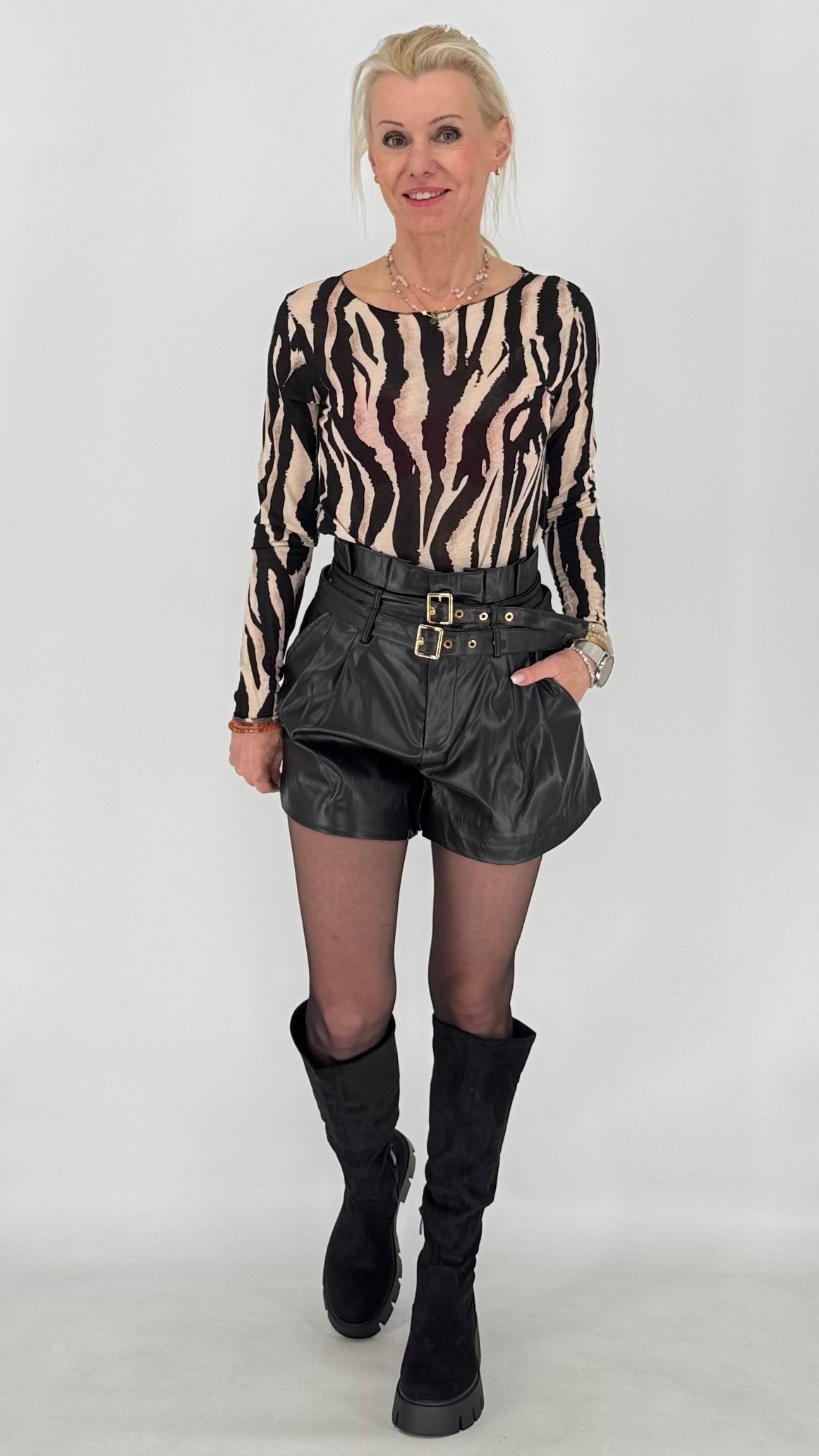 Basic langarm Shirt