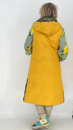 Wendeweste, grün/gelb