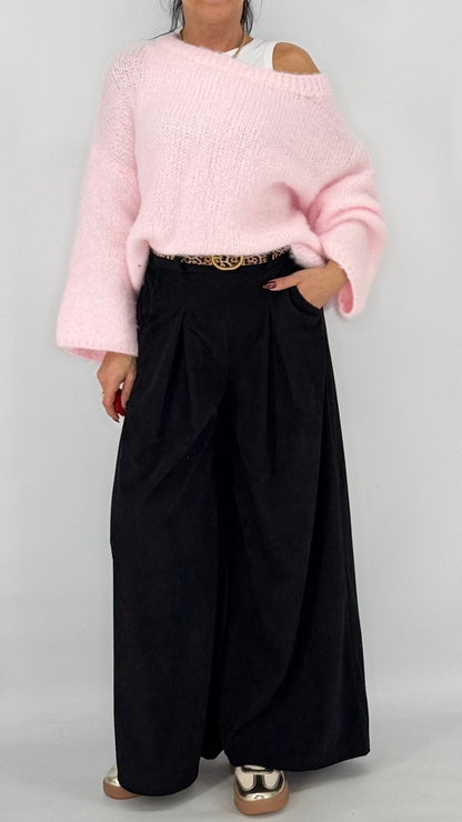 Marlene Cordhose in schwarz, beige, olive