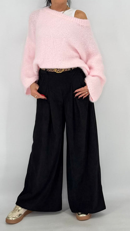 Marlene Cordhose in schwarz, beige, olive