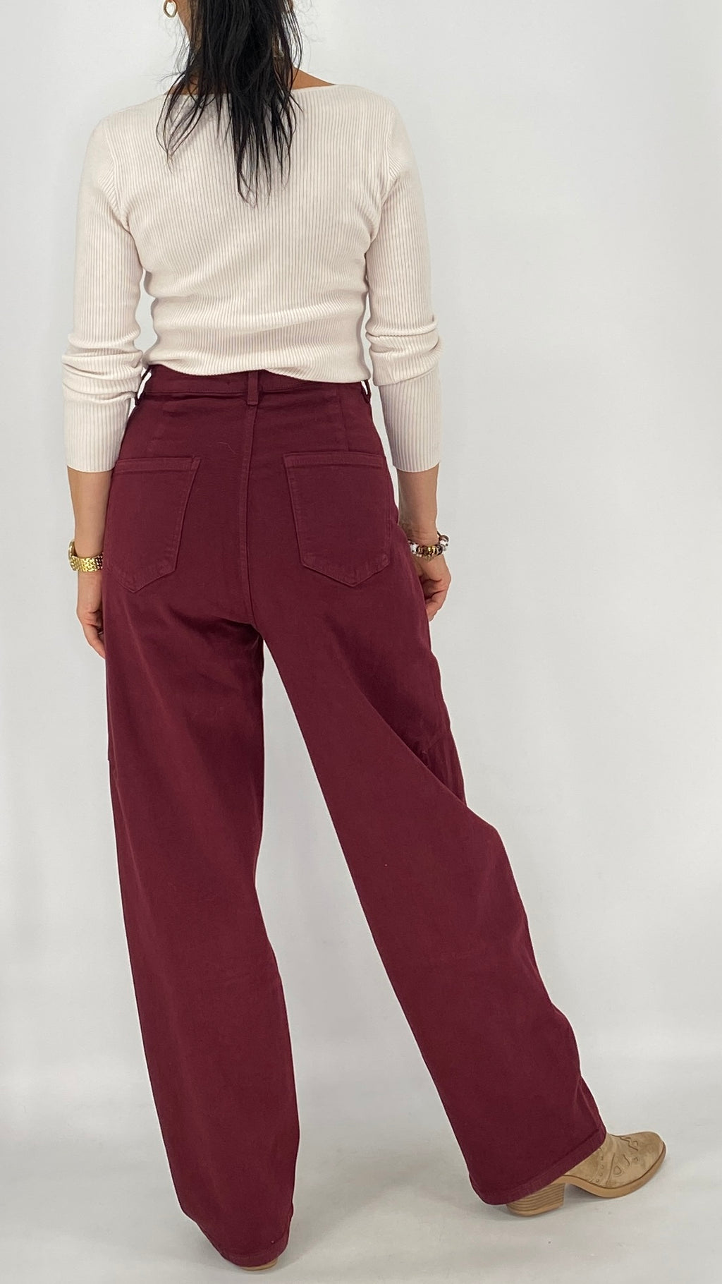 Jeans, Jewelly bordo