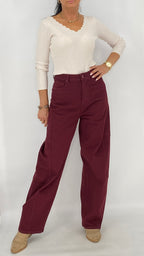 Jeans, Jewelly bordo