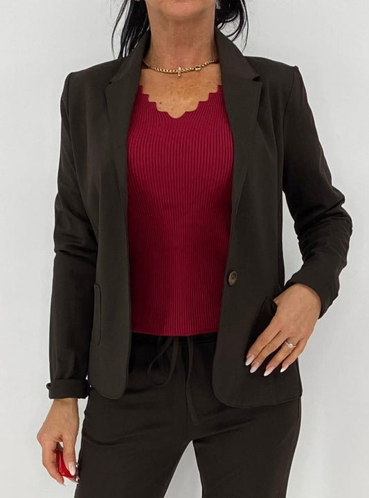 ESViViD Blazer, dunkelbraun