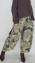 Lässige Cargohose im Camouflage-Look