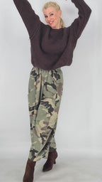 Lässige Cargohose im Camouflage-Look