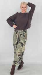 Lässige Cargohose im Camouflage-Look