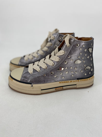 Sneaker Rebecca White YZ51-2B Metal Carbone