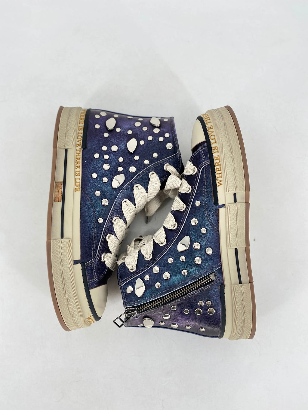 Sneaker Rebecca White YZ51 - 2B Metal Jadine - By Elena FashionBy Elena Fashion