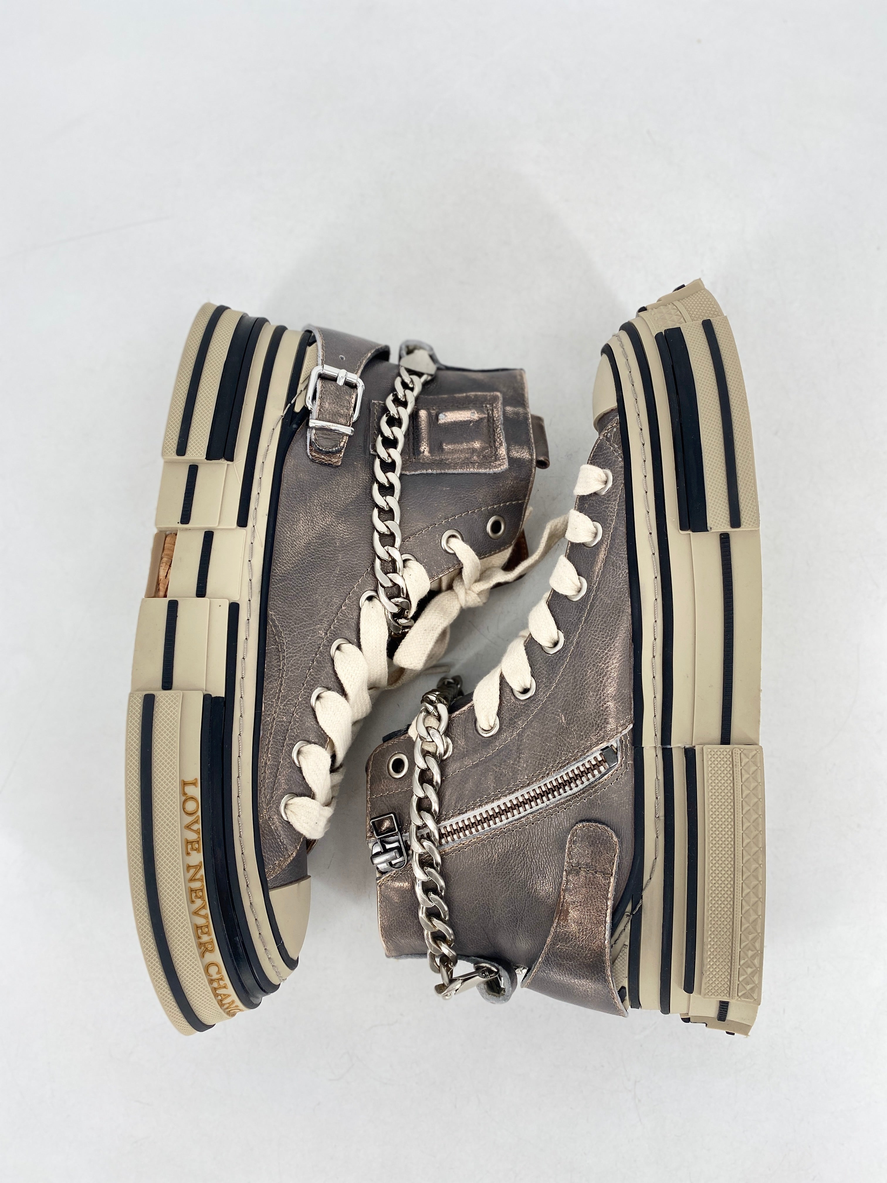 Sneaker Rebecca White YZ58-2B Foggy Nude