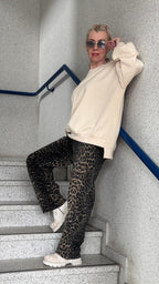 Sweatshirt  in Beige