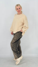 Sweatshirt  in Beige
