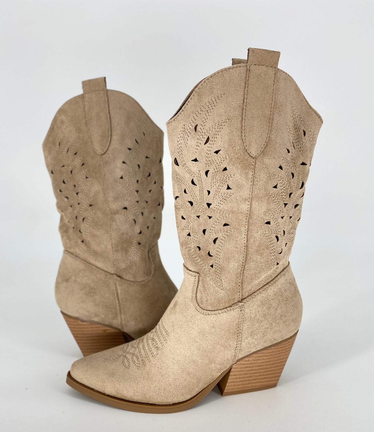 Stiefel, Cowboystiefel beige DE1166S