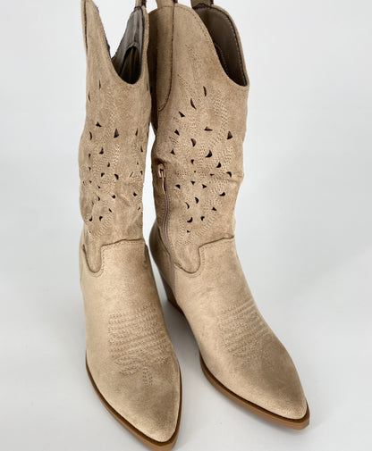 Stiefel, Cowboystiefel beige DE1166S