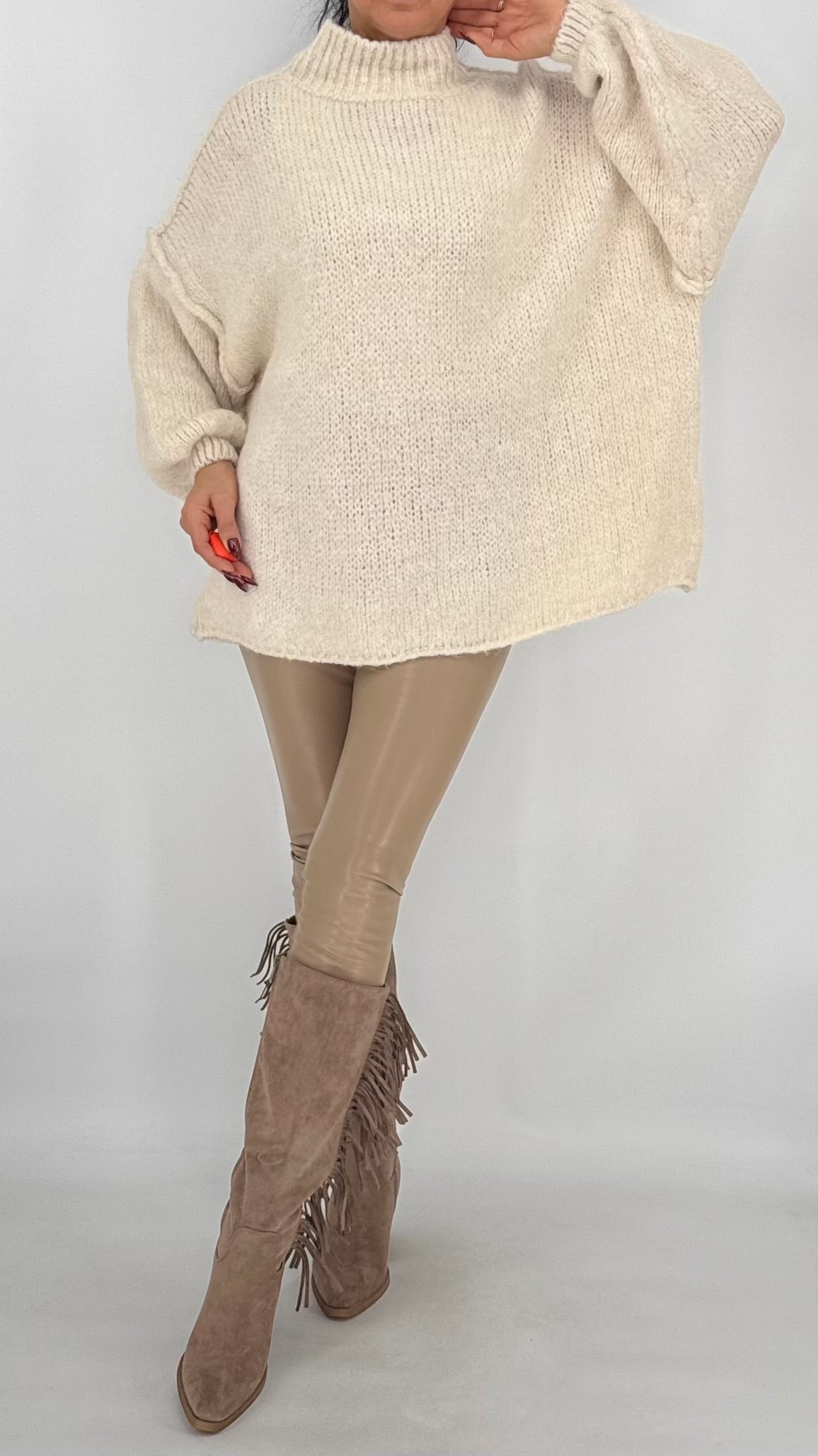 Strickpullover "Soft Cream"