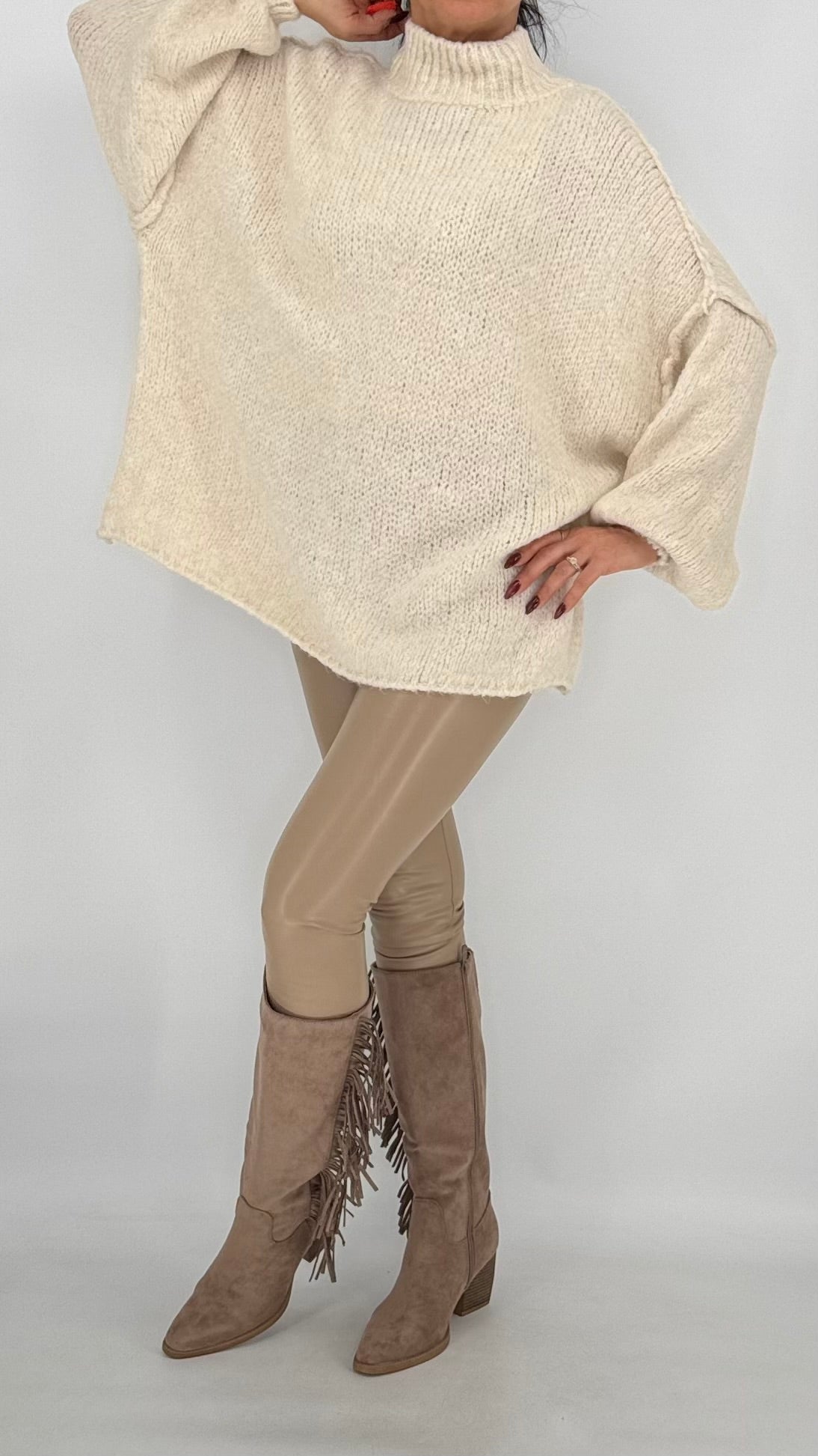 Strickpullover "Soft Cream"