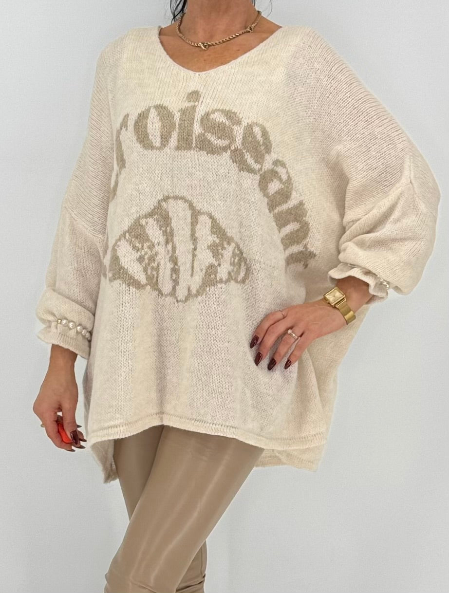 Strickpullover "le Croissant"