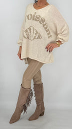 Strickpullover "le Croissant"