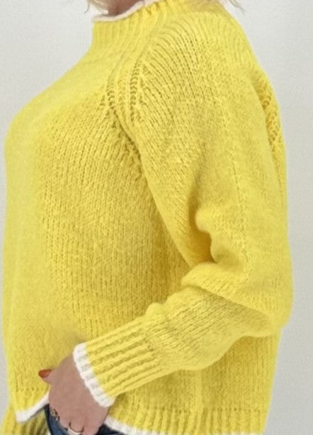 Pullover gelb