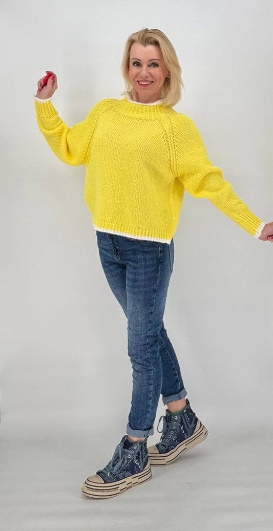 Pullover gelb