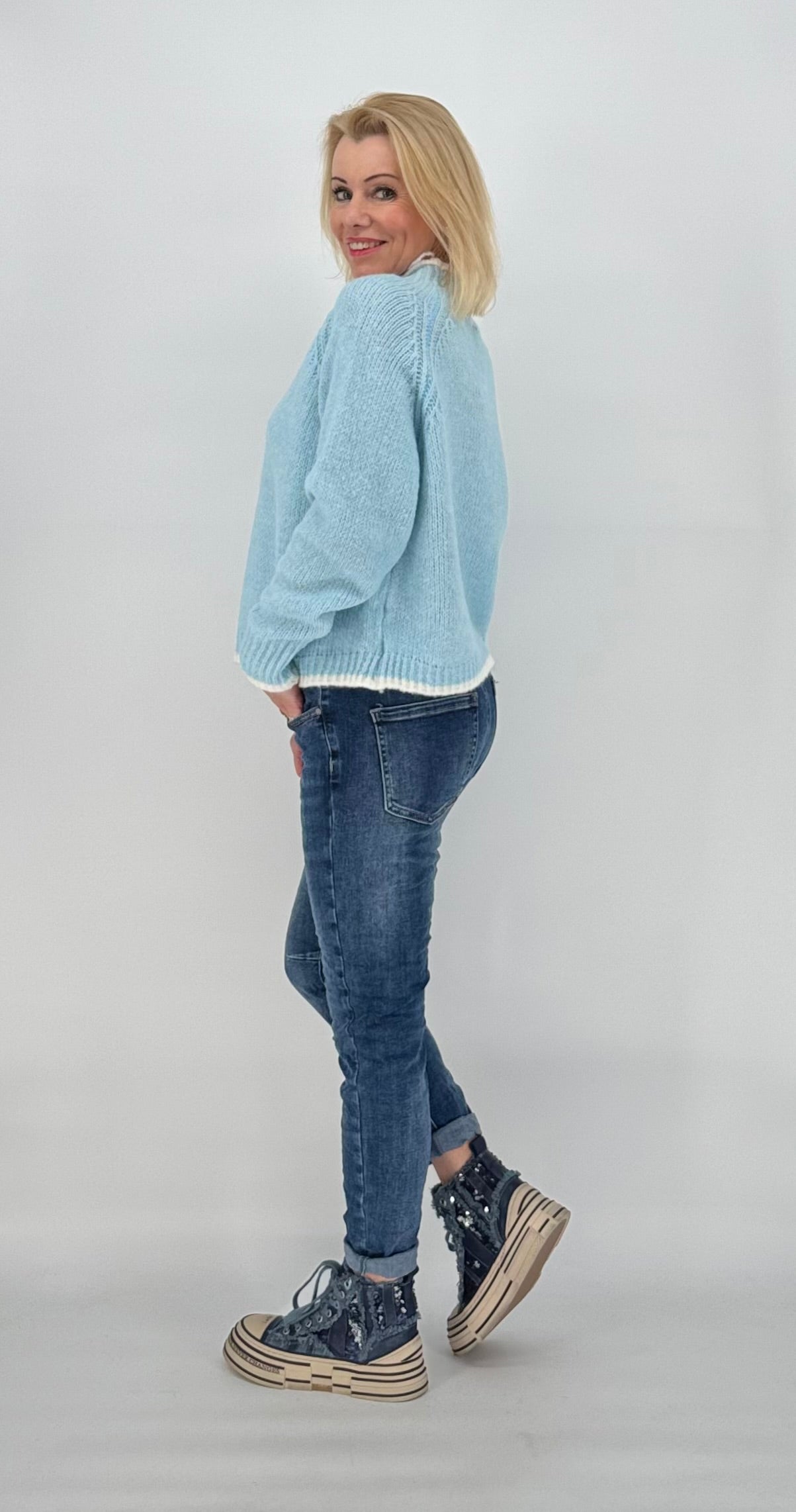Pullover blau