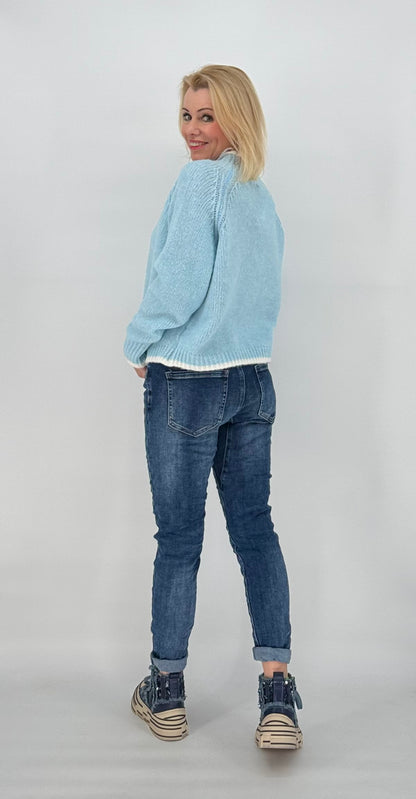 Pullover blau