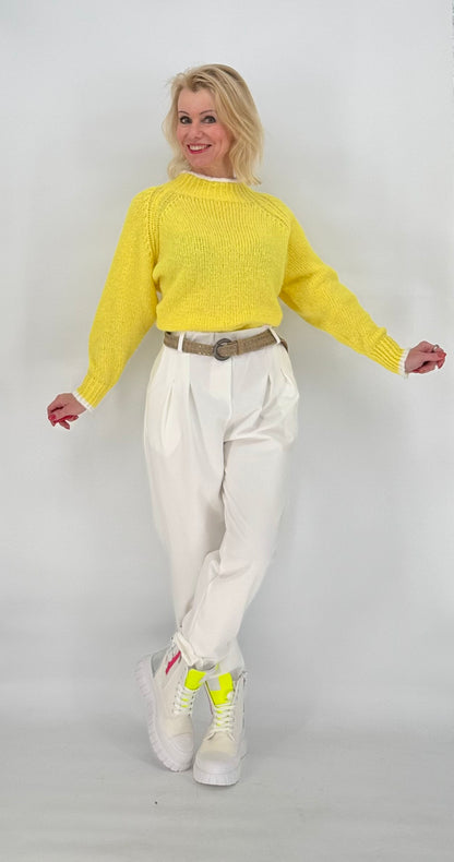 Pullover gelb