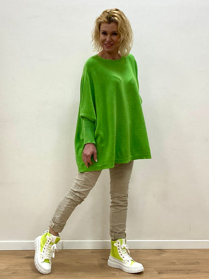 Pullover Grün Neon