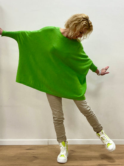 Pullover Grün Neon