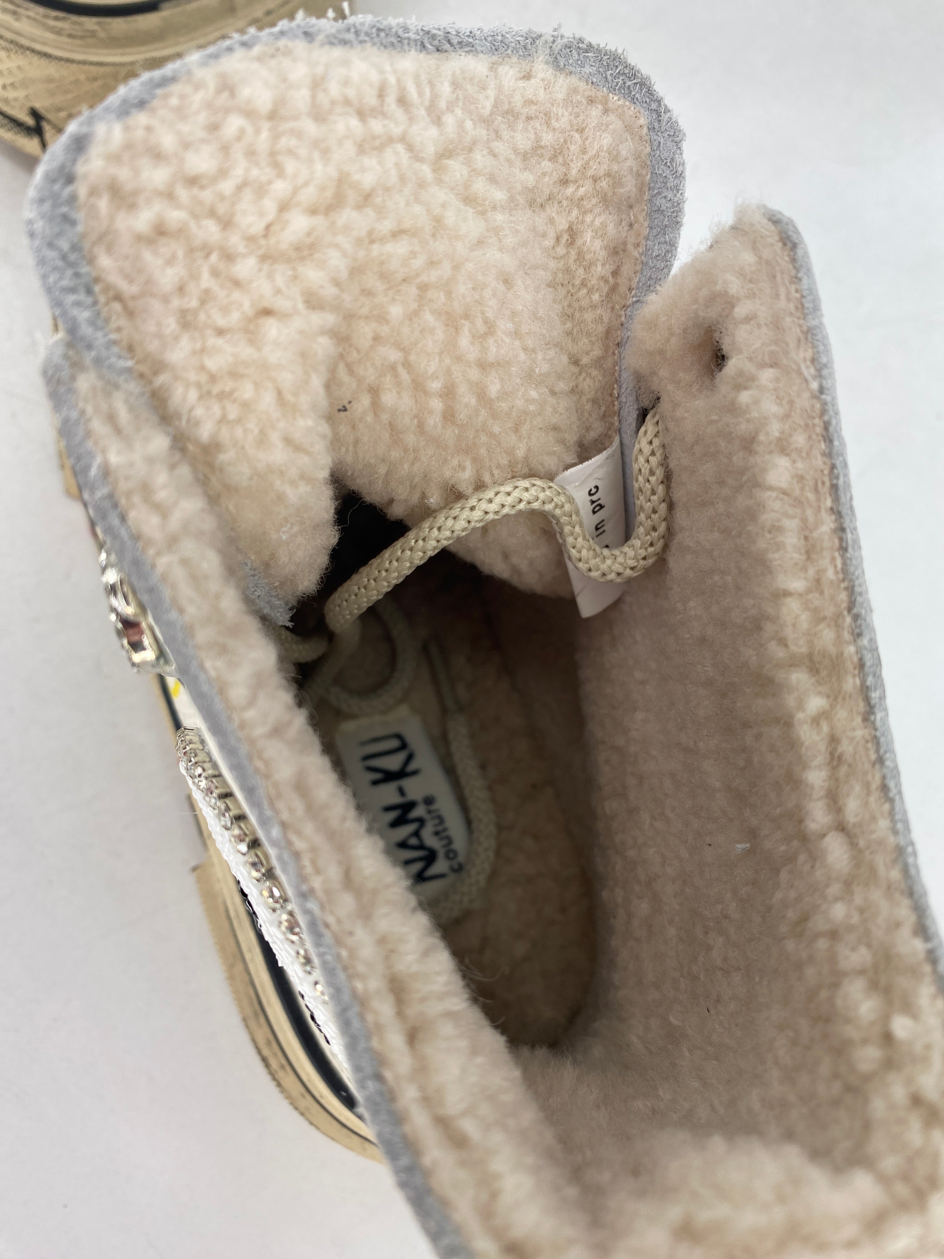 Sneaker NAN-KU DFD-02P-M mit Fell, weiß