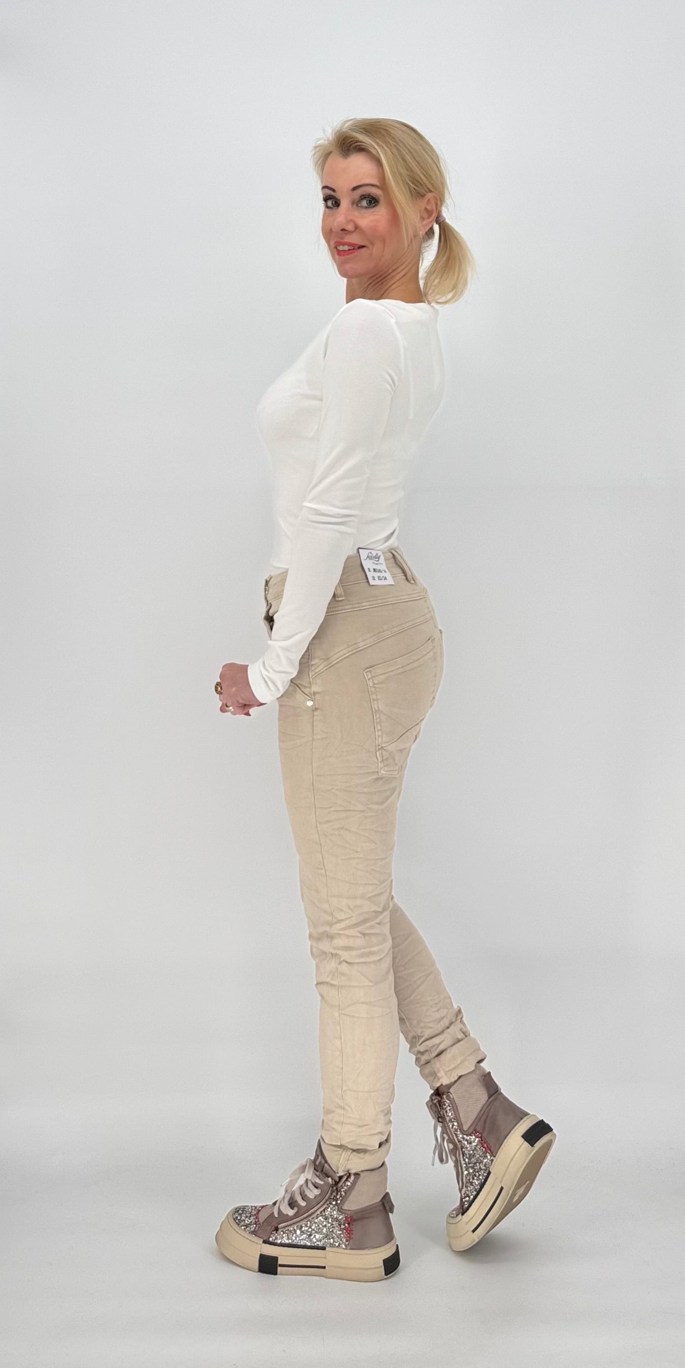 Langarmshirt weiß