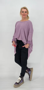 Oversized Shirt in lila