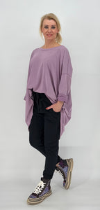 Oversized Shirt in lila