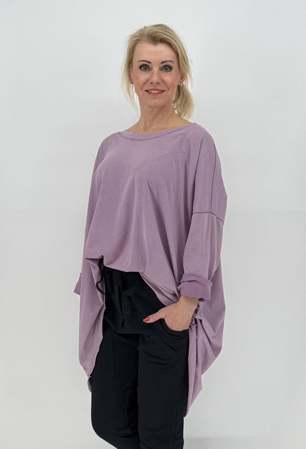Oversized Shirt in lila