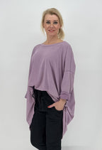 Oversized Shirt in lila