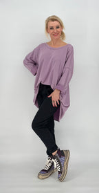 Oversized Shirt in lila