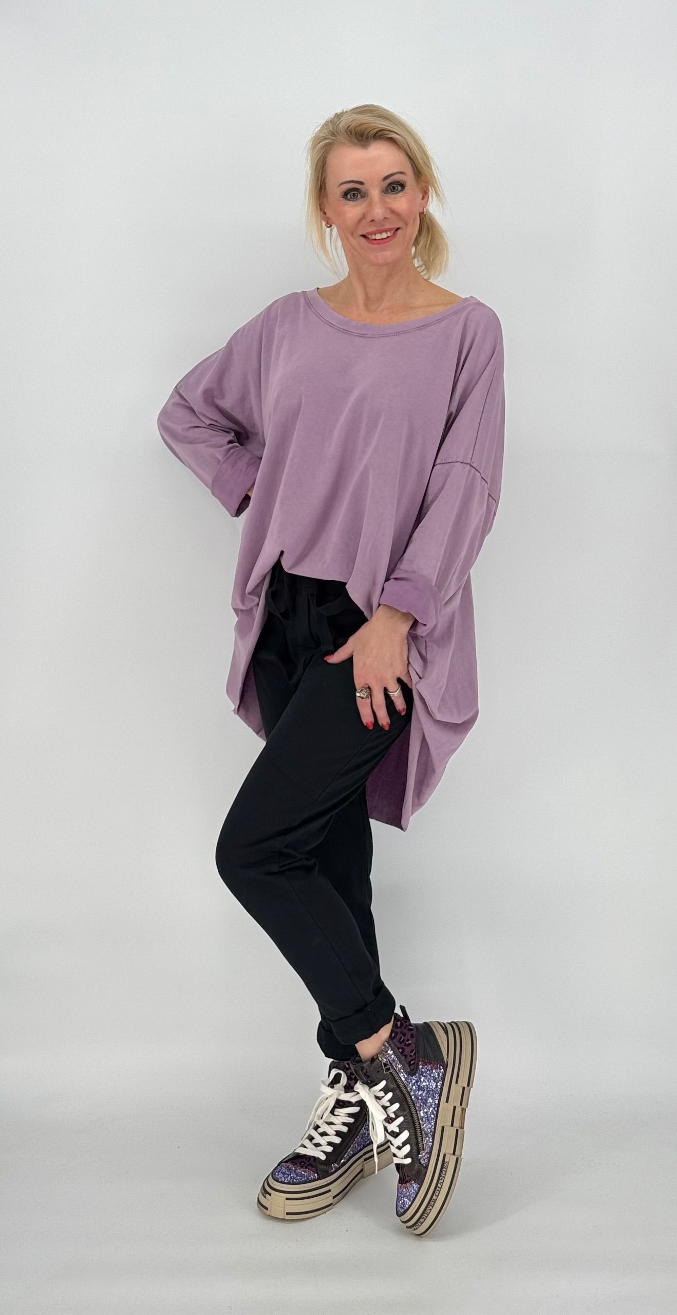 Oversized Shirt in lila