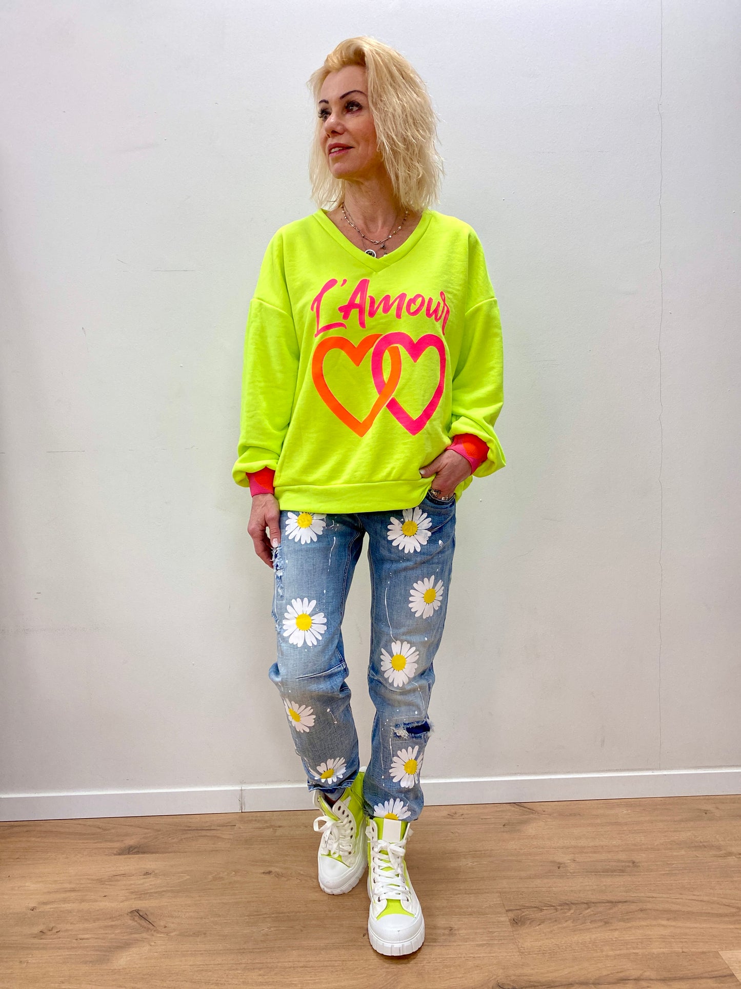 Pullover Neon Amour