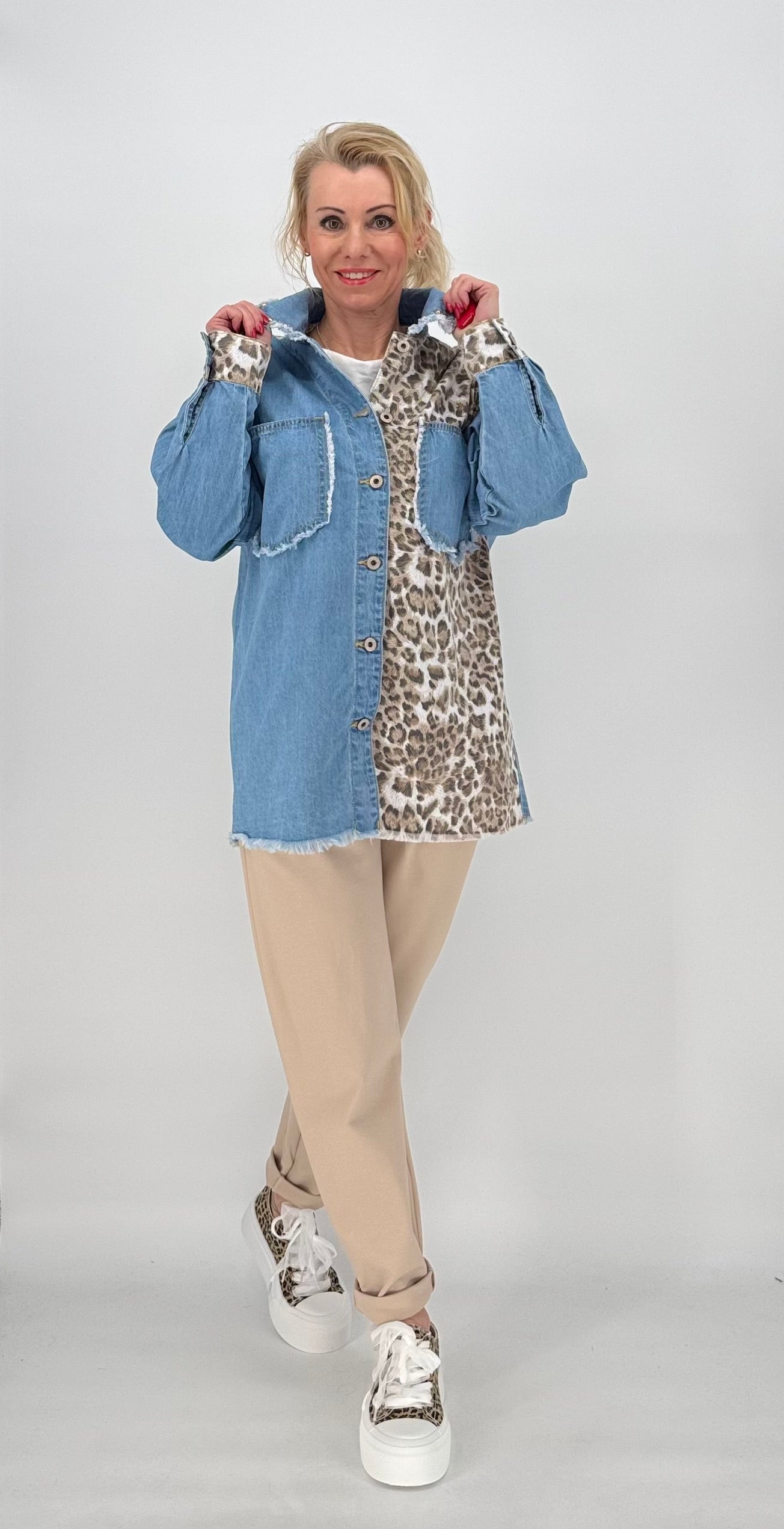 Bluse jeans/leo
