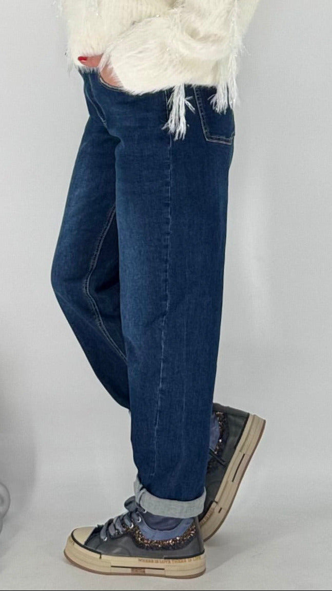 Jeans Hose mit kleinen Umschlag