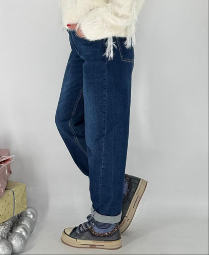 Jeans Hose mit kleinen Umschlag