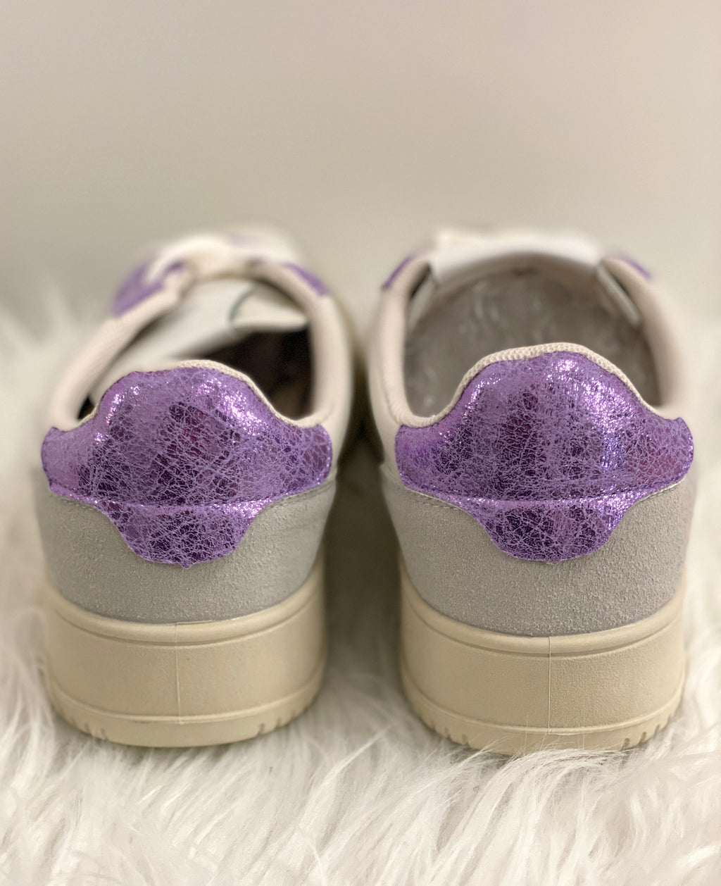 Sneaker -grau -flieder 8-55