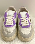 Sneaker -grau -flieder 8-55