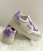 Sneaker -grau -flieder 8-55