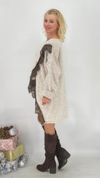 Pullover mit Asymmetrischer Saum, creme