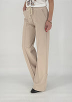 ESViViD Hose mit genähter Bügelfalte in beige