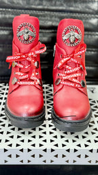 Boots 2go rot Leder 8031-501