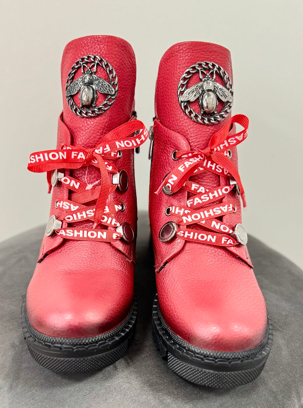 Boots 2go rot Leder 8031-501