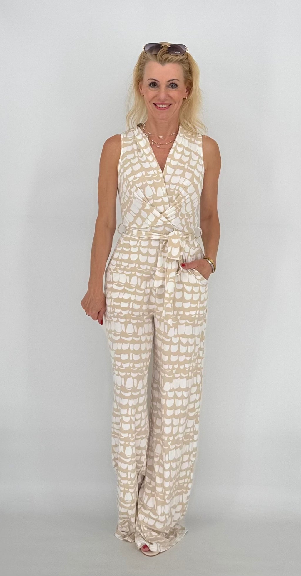 Jumpsuit, beige
