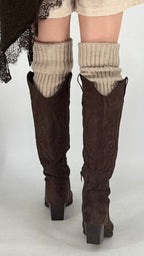 Stiefel, Cowboystiefel, schokoladenbraun, 9697A-1