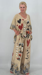 Boho "Mickey" Zweiteiler Beige